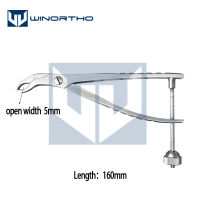 eChenZiWoDianZiKeJiYo Fragment Forceps-ขนาดเล็กหยักขากรรไกรกระดูกถือลดคีมสัตวแพทย์กระดูกเครื่องมือ