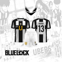 2023 newjersey ฟุตซอลและฟุตบอล Motif VL อะนิเมะ ubers Blue LOCK Full Print JERSEY คอสเพลย์มังงะ