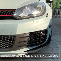 For VW Golf 6 MK6 GTI GTD 2009-2013 Front Bumper Splitter Canards Side Flare Fin Spoiler Cover Sticker Apron Car Accessories New