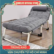 Giường xếp văn phòng ngủ trưa gấp gọn, khung thép chắc chắn