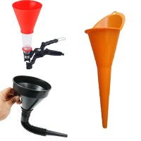 【CW】 Car Filling Tools Stem Funnel Adjustable Plastic Rubber Gasoline car Repair Accessories