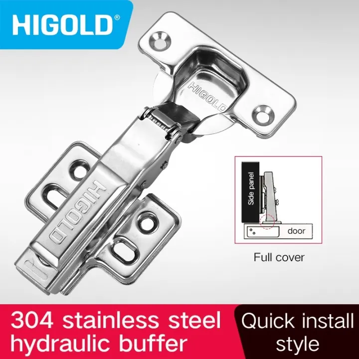 ۩☁ HIGOLD 304 Stainless Steel Hinge Quick Release Soft Close