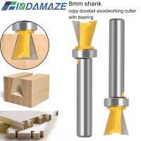 [HOT 2023] 8Mm Shank สำเนา Dovetail ไม้เครื่องตัดมิลลิ่งแบริ่งไม้กระดานจิ๊กซอว์ Slotting เดือยสว่านบิตตัดเครื่อง