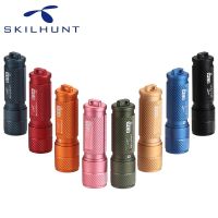 SKILHUNT E3A 100 Lumens AAA พวงกุญแจไฟฉาย LED มินิ LED Key Light Poket ไฟฉายกลางแจ้งทุกวันตั้งแคมป์เดินป่าขี่ตกปลา