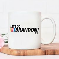 Ayo Kita Pergi BRANDON! FJB Cangkir Kopi Cetak Mug Keramik Keren Mug Jus Cangkir Air Modis Terutama Hadiah Ulang Tahun Gamer