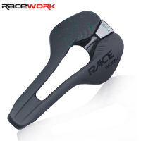 RACEWORK อานจักรยานถนน Ultralight vtt ที่นั่งแข่ง Wave อานจักรยานถนนสำหรับชายนุ่มสบาย MTB ขี่จักรยานอุปกรณ์เสริม--hang yu trade