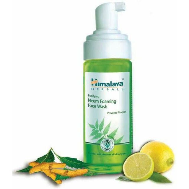 himalaya-herbals-purifying-neem-foaming-face-wash-150-ml-โฟมล้างหน้า-สูตรสำหรับผู้มีปัญหาสิว-สินค้านำเข้าฉลากไทย-kawaofficialth
