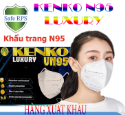 Hộp 10 Khẩu Trang N95 Kenko  Màu Trắng  - Hàng Xuất Khẩu