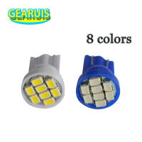 100pcslot T10 8 SMD 1206 3020 LED Wedge Light bulbs Car Interior Light 192 168 194 W5W 8SMD white red yellow blue green 12V