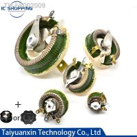 ✲﹍♘ BC1 Circular Disk Resistor 25W 50W 100W 200W 300W 2 3 5 100 200 1K Adjustable Potentiometer Wire Wound Porcelain Plate Resistor