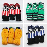 卐✟ஐ Rod head knitting wooden case no. A number of wood set of 1/3/5 wooden golf clubs set hat set