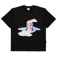 [ADLV] 100% authentic UNISEX Over fit T-SHIRT (BABY FACE SKYDIVING)