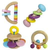 5PcSet Montessori Toys Baby Rattle Crib Toys Ids Educational Crib Mobile Baby Toy For Girls Waldorf Stroller Toy Infant
