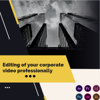 Editing of your corporate video professionally | Adobe | Video | Corporates