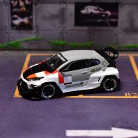 POPRACE 1:64 GR YARIS ฟินแลนด์รถโมเดล Diecast