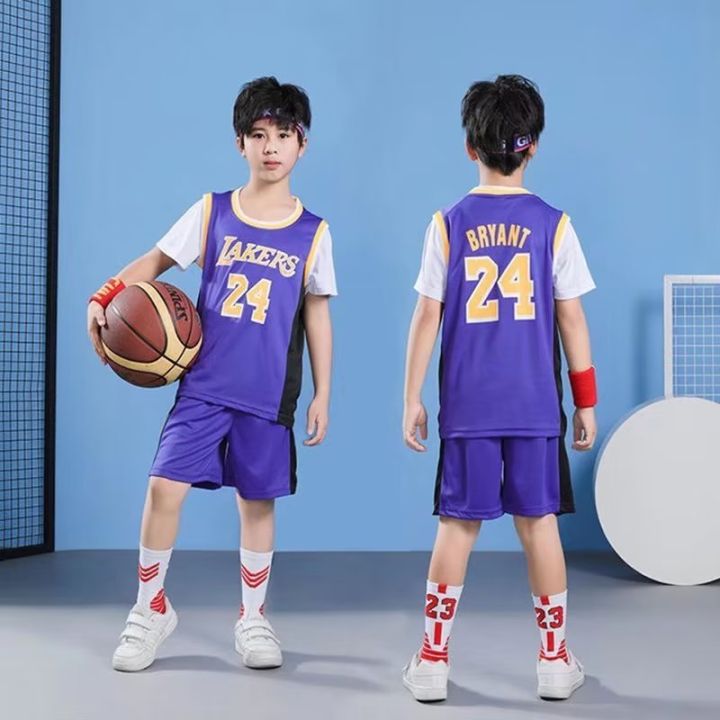 amila-ชุดกีฬาเด็ก-อารมณ์อเนกประสงค์-กีฬาบาสเกตบอลอินเทรนด์-เสื้อผ้าเด็ก-ผู้ชายยอดนิยม