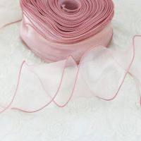 (25 yards) 55mm Wave Silk Organza ribbon Bow material for hair ornament gift wrapping decoration lace ribbons