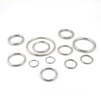 【hot】 1/5/10Pcs 304 Welded Metal O 20mm 30mm 40mm 50mm 60mm 80mm 100mm