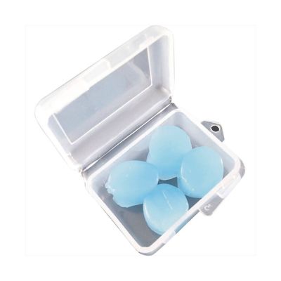 4PCS Earplugs Protective Ear Plugs Silicone Soft Waterproof Anti-noise Earbud Protector Swimming Water Sports Earplugs With Box Accessories Accessorie