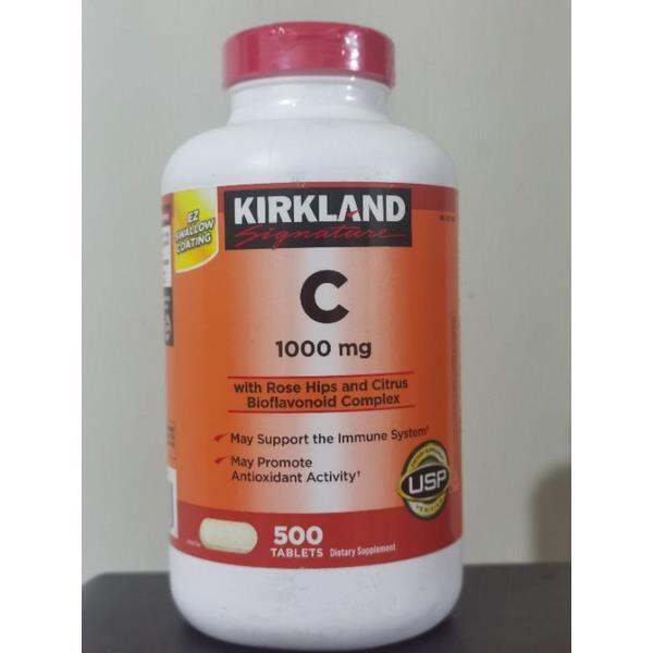 Kirkland Vitamin C 1000mg with rose hips citrus bioflavonoid immunity