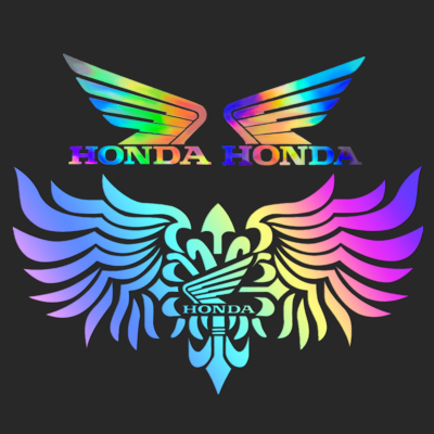 Honda สติกเกอร์สะท้อนแสงปีกกันน้ำเลเซอร์ดีคอลสำหรับ HONDA 600RR CB1000R CB650F CBR300R VFR1200