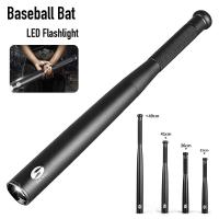 Self Defense Stick LED Flashlight Waterproof Baseball Bat Aluminium Alloy Torch For Emergency Self Defens Outdoor Lighting