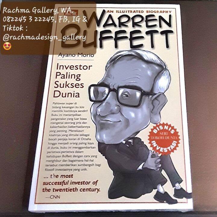 Buku Investasi An Illustrated Biography Warren Buffett Investor Paling ...