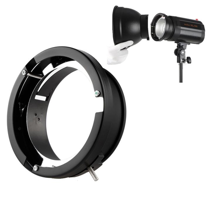 universal-98mm-flash-mounts-to-bowens-mounts-speedring-mount-ring-adapter-studio-flash-strobe-for-godox-pioneer-160w-250w-300w
