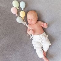 Shining Newborn Photography Props The Balloon Suit White Cloud Prop Infant Shooting Accessories Creative Props For Babies Sets  Packs