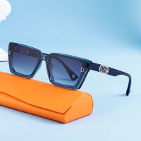 【lz】◎ஐ  INS-Square Letter Sunglasses para mulheres e meninas óculos de sol UV400 Eyewear marca de luxo alta qualidade novo 2022