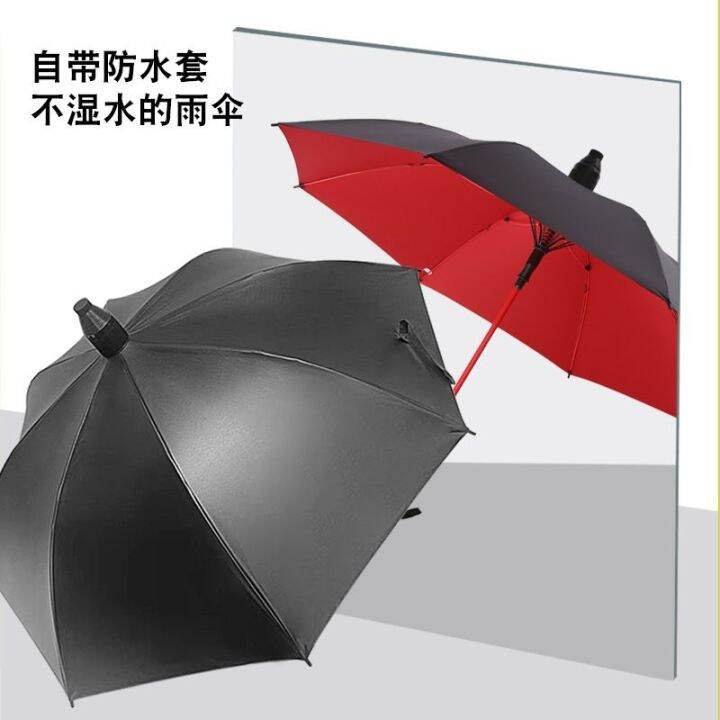 waterproof-sleeve-golf-sleeve-long-handle-umbrella-double-large-wind-resistant-thickened-thickened-durable-black-rubber-sunny-and-rainy-dual-use-umbrella-umbrella