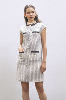 EP เดรสสั้นผ้าทวีต ผู้หญิง สีดำ | Tweed Dress | 4725