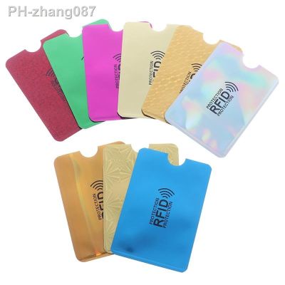 10Pcs Mixed RFID Bank Card Case Protection Shielding NFC Anti-Theft Card Holder Anti-degaussing Card Holder