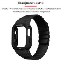 สายนาฬิกาข้อมือซิลิโคน สําหรับ Apple Watch Series 8 7 6 5 4 3 2 1 SE 49 มม. 41 มม. 45 มม. 44 มม. 40 มม. รุ่น แข็งแรงทนทานแบบ ชุดกล่อง+สายรัดข้อมือ