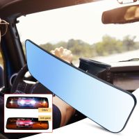 Universal Rear View Mirror Anti-glare Car Truck Interior 360 Degree Rotate Rear View Mirror With Suction Cup Blue Reverse Mirror