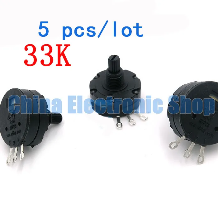 5 Pcs/lot RVS28HB1K Potentiometer B102 2W Welding Machine Plastic