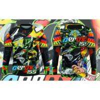 Clothify Motorcycle Yamaha Aerox 155 Riders Long sleeve Jersey Motor Shirt