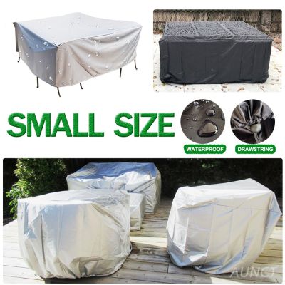 Small Sizes Outdoor Garden Furniture Covers Waterproof Gray Black S Rain Snow Chair Cover for Sofa Table Chair Patio Dust Proof