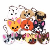 1/2PCS Silicone Cap Cover Keychain Dog Animals Dust Accessories