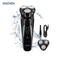 ZZOOI ENCHEN Blackstone Electric Face Shaver Razor With Extra Blade For Men 3D Floating Blade USB Rechargeable Shaving Beard Machine Hair Styling Sets Hair Styling Sets