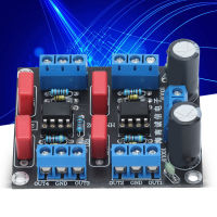 4 Channel Preamplifier Sound Amplifier Module Direct Coupling 4.7 Times for Audio Equipment