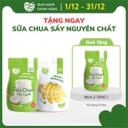 Combo tập nhai 2 gói vị chuối và vị nguyên bản, viên tròn chống hóc