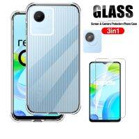 ☋ Transparent Armor Shockproof Bumper Cover For Realme C30 Case Camera Lens Protective Glass On Realmi C30 c 30 realmec30 6.5in