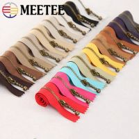 ✆ 10pc Meetee Metal Zipper 15/18/20/25cm 3 Bronze Zip Close-end DIY Bag Shoes Clothes Repair Zippers Tailor Craft Sewing Acessory