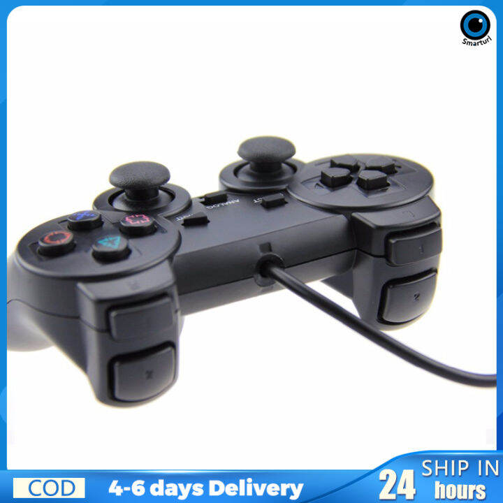 ตัวควบคุมเกม-gamepad-การเชื่อมต่อแบบใช้สายสำหรับ-ps2