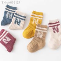 ✹ Korean Kids Knit Soft Fashion Letter Socks Baby Middle Tube Stockings Long Socks for Infant Toddler Boys Girls Casual Socks