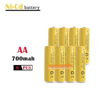 【✒】 FairBay NI-CD ชาร์จได้8x AA 700MAh ชาร์จไฟได้1.2V แบตเตอรี่2A Bateria ครั้ง