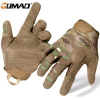 hotx【DT】 Men Camouflage Gloves Airsoft Riding Hiking Cycling Paintball Mittens