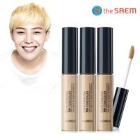 เครื่องสำอางราคาถูก เครื่องสำอางสำหรับผิวหน้า **ของแท้**พร้อมส่ง**The Saem Cover Perfection Tip Concealer SPF 28 PA++ 6.5 g เครื่องสำอาง อย.