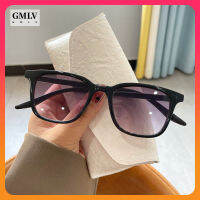 GMLV แว่นกันแดดชายสไตล์โดดเด่น กรอบเล็กละเอียด แว่นกันแดดสำหรับผู้หญิง สไตล์โทนสองสีทันสมัยและเทรนดี้